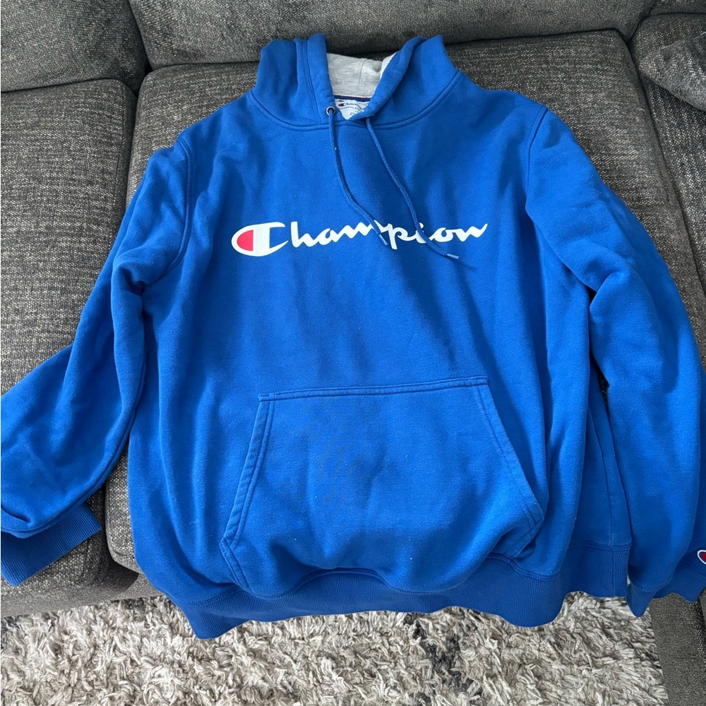 Champion Royal Blue Pullover Hoodie